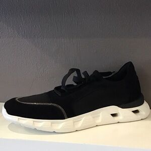 Black and White Athletic Shoes